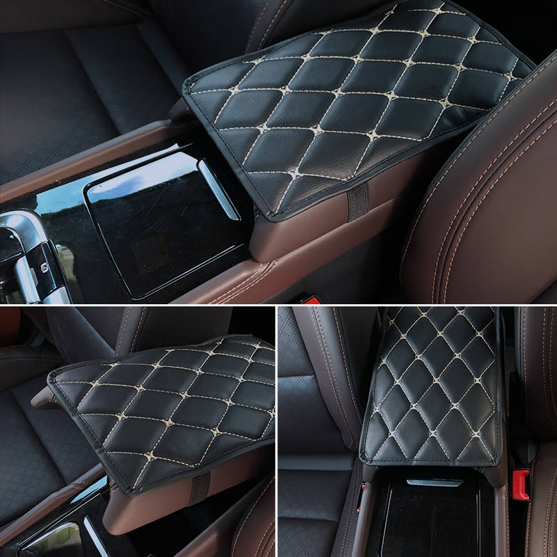 Car Armrest Pad Leather Universal