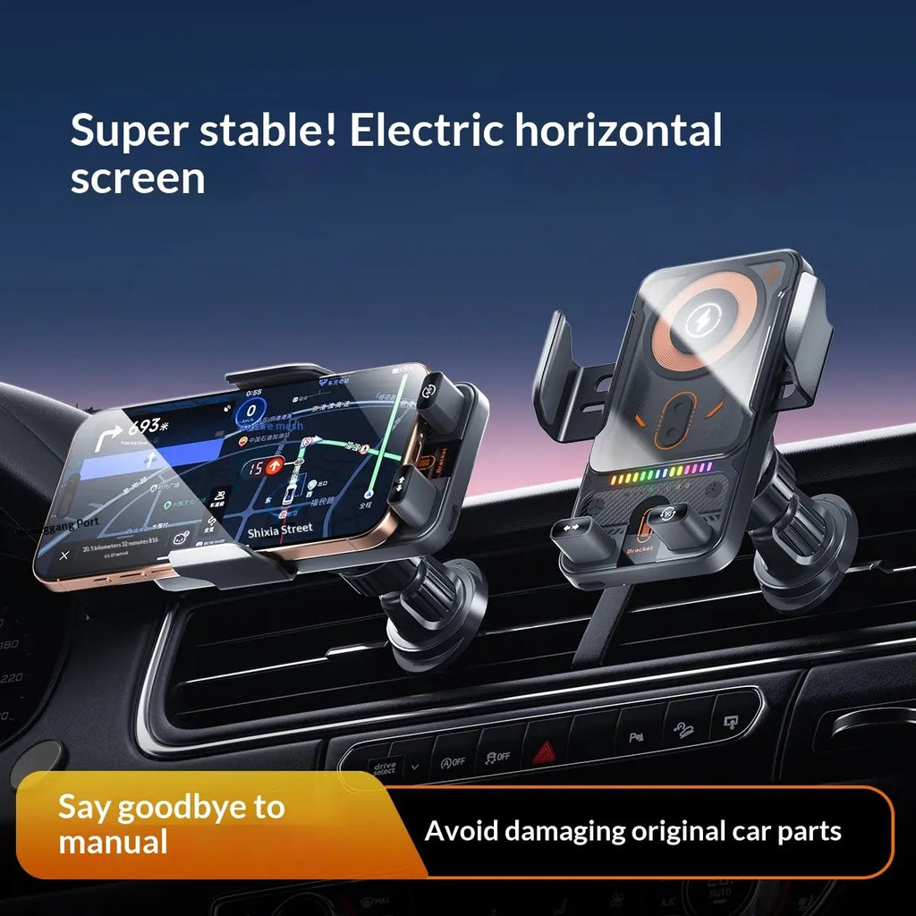 15W Wireless Charging Car Phone Mount