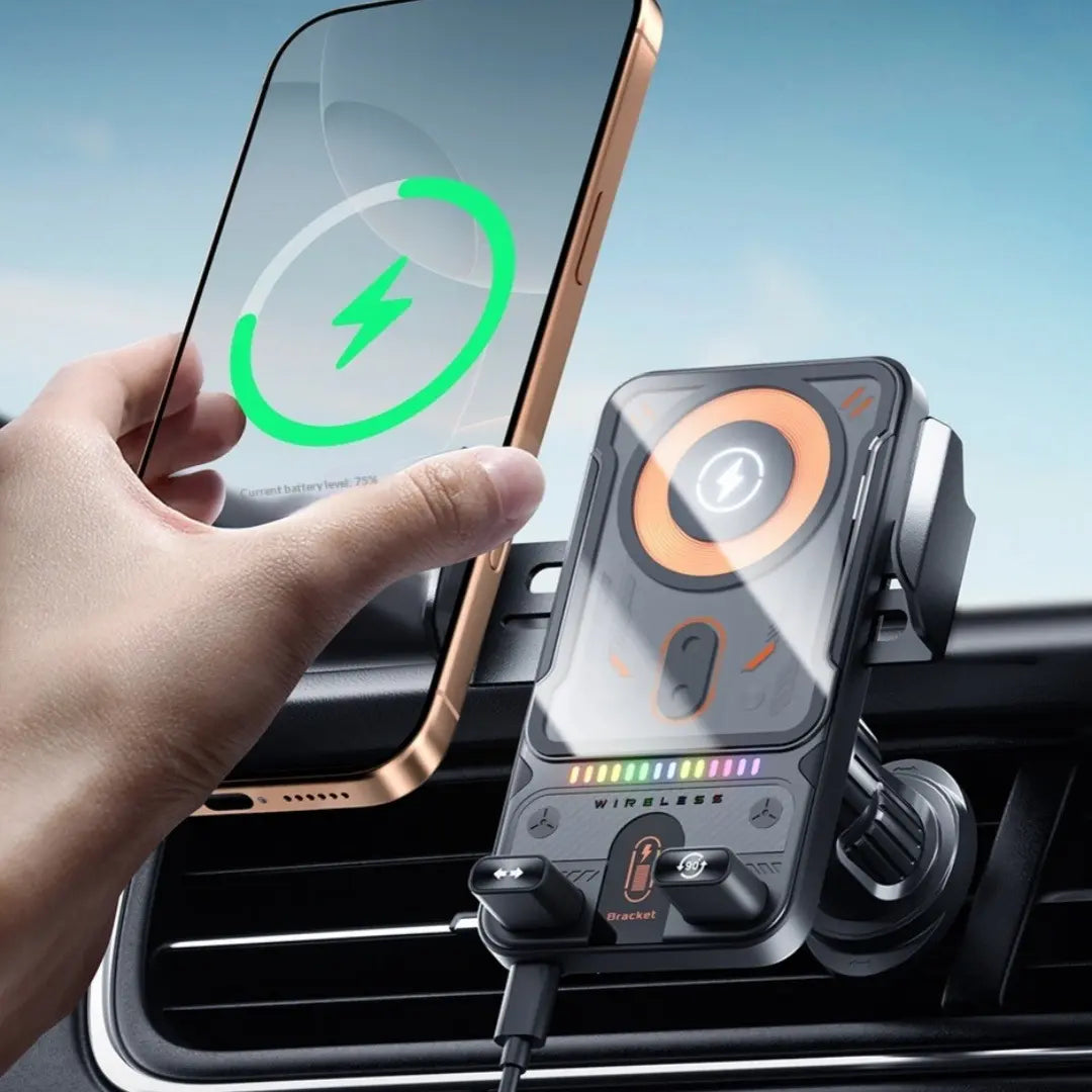 15W Wireless Charging Car Phone Mount